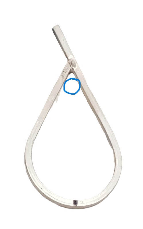 Judy Larson's Disc Cutter Earrings Remodel - , Metalwork, Cutting, Cutting Tool, Cutters, Filing, Finishing, Butane Torch, Soldering, Solder, consider soldering a jump ring at the top